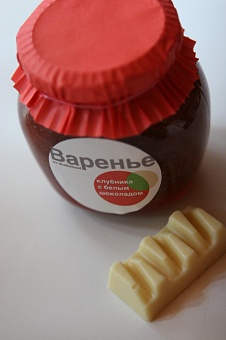 клубника с белым шоколадом