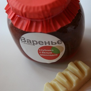 клубника с белым шоколадом